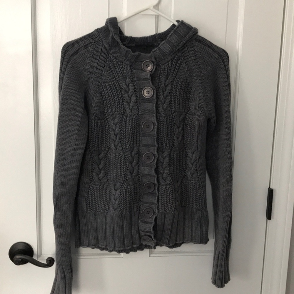 Hooded Grey Sweater